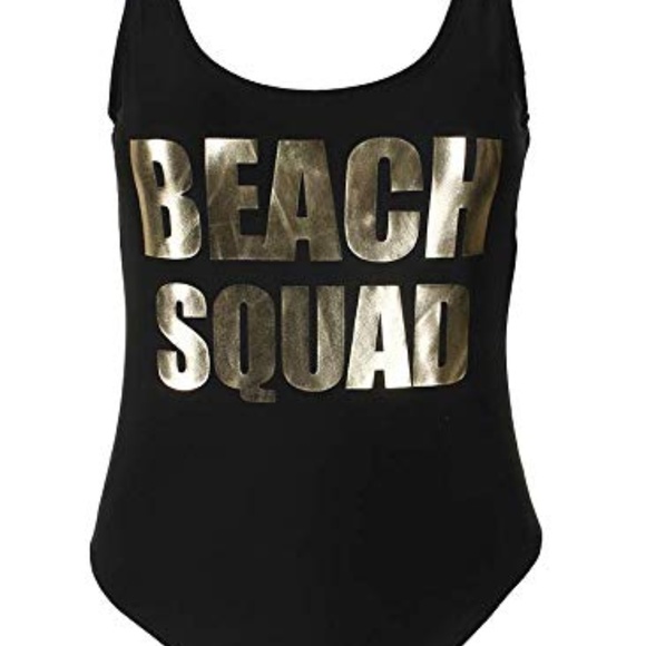 California Waves Beach Squad Graphic One-Piece - Picture 3 of 5